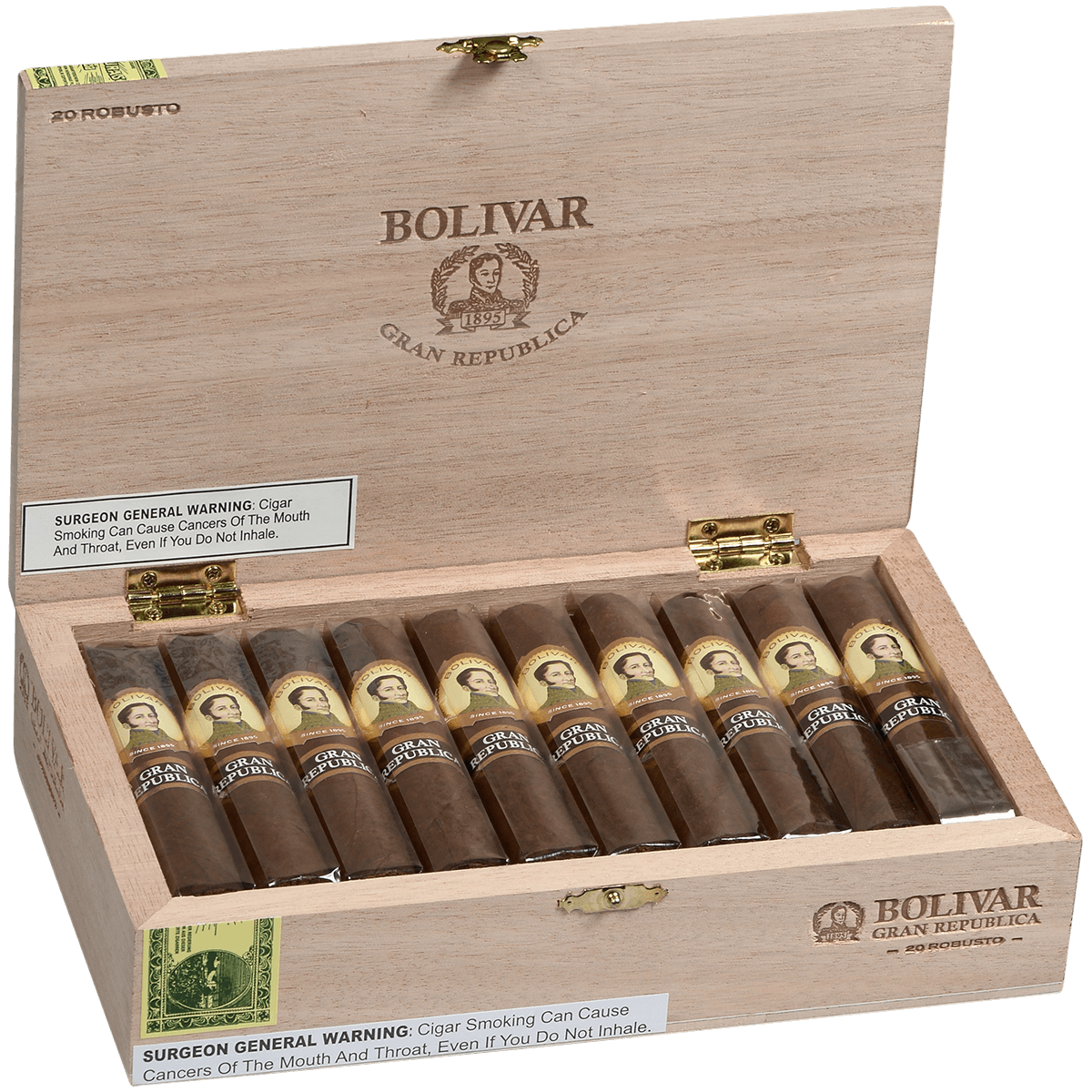 Bolivar Gran Republica Robusto 20 Ct. 4 1/2 X 50 Bx