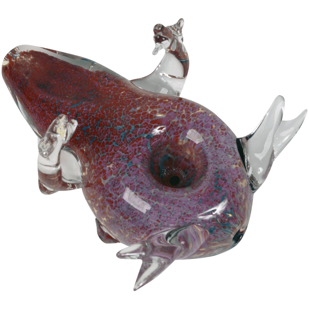 Pipes Greenhouse 3.5" Frog With Dicro Character Glass Pipe