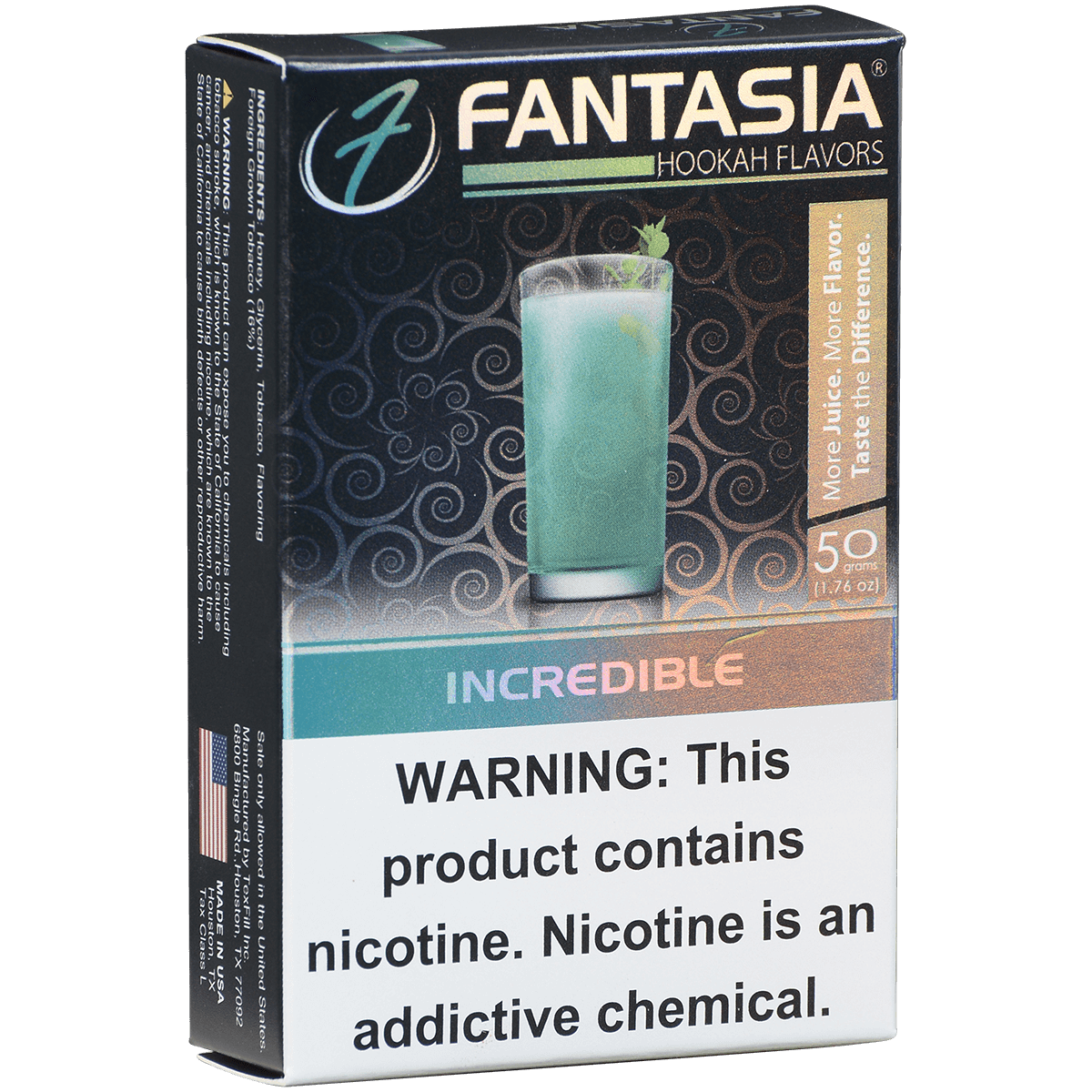 Hookah Tobacco Fantasia Incredible 50G 10 Ct. Carton