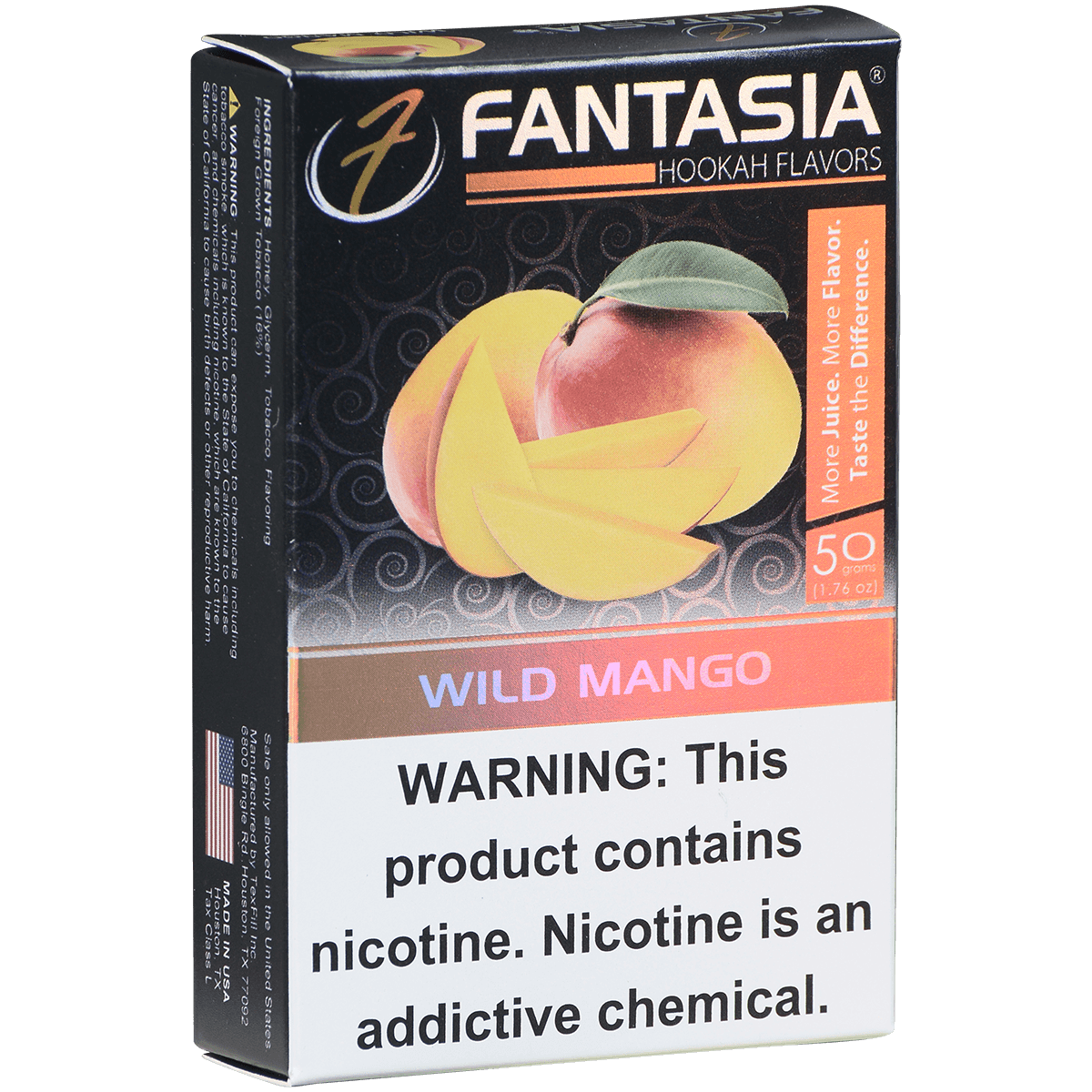 Hookah Tobacco Fantasia Wild Mango 50G 10 Ct. Carton