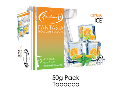 Hookah Tobacco Fantasia Citrus Ice 50G 10Ct Carton