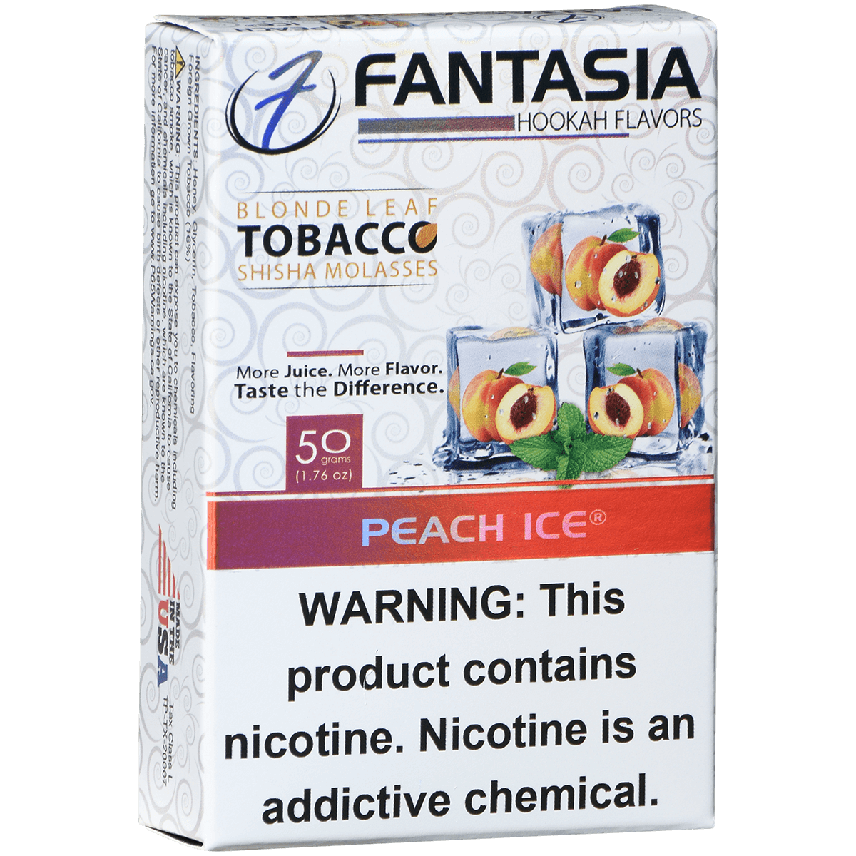 Hookah Tobacco Fantasia Peach Ice 50G 10Ct Carton