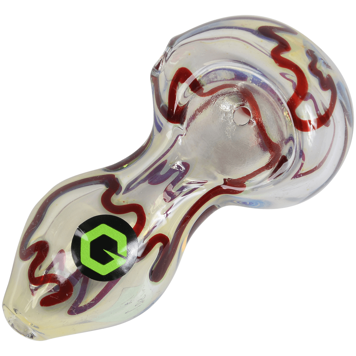 Pipes Greenhouse Super Thick Swirly Peanut Glass Pipe 5 Ct.
