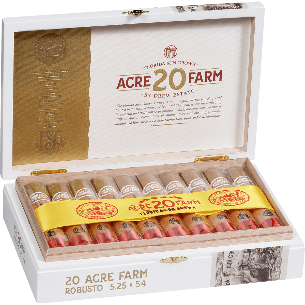 20 Acre Farm Robusto 20 Ct. 5 1/4 X 54 Box