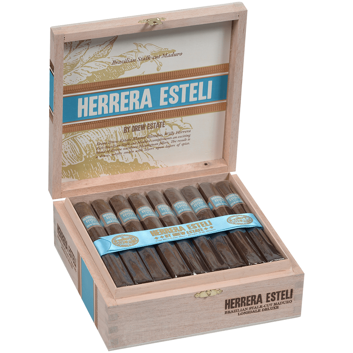Herrera Esteli Brazilian Maduro Lonsdale Delux 25 Ct. 6X44 Box