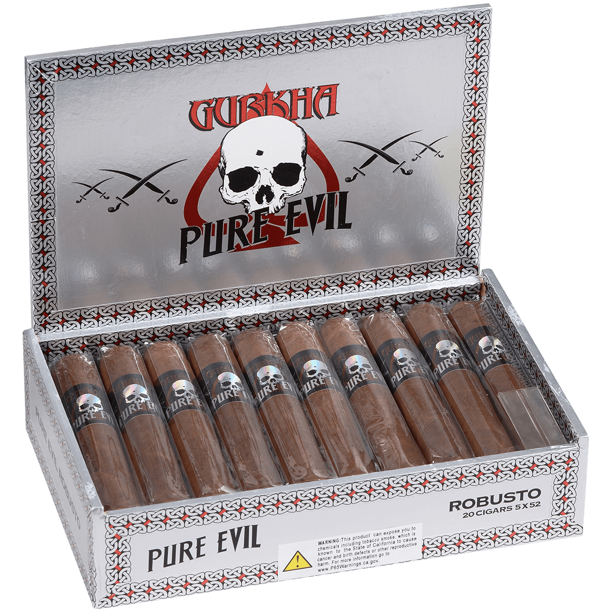 Gurkha Pure Evil Robusto 20 Ct. 5X52