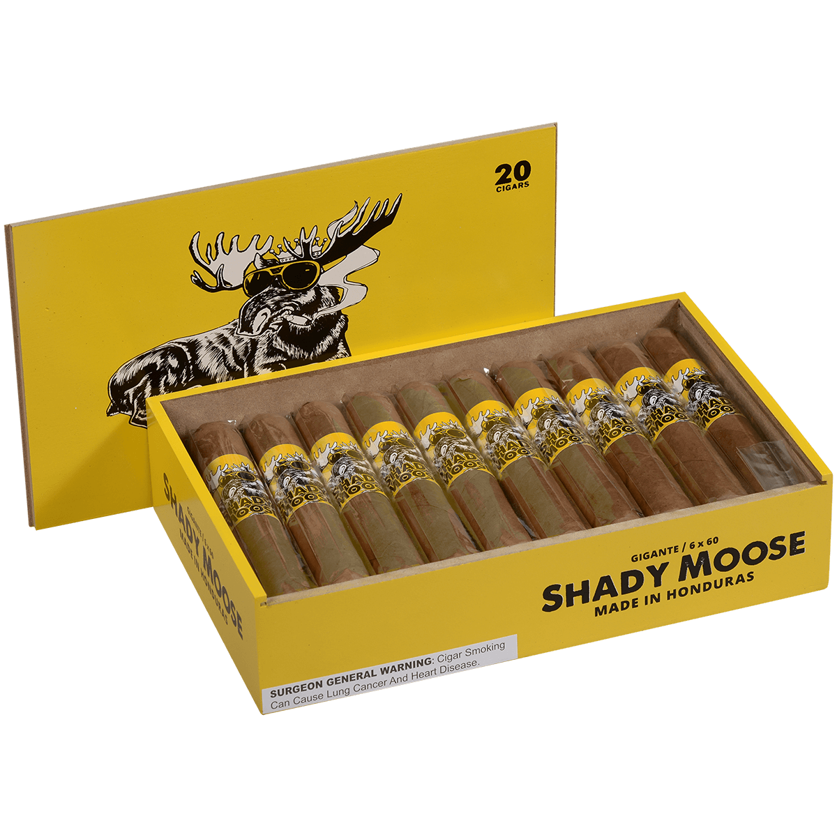 Chillin Moose Shady Moose Gigante 20 Ct. 6X60 Bx