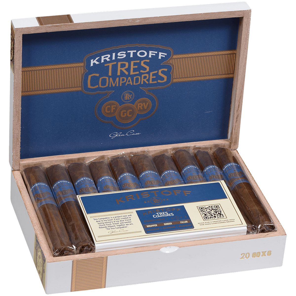 Kristoff Tres Compadres 6X60 20 Ct 6X60 Bx