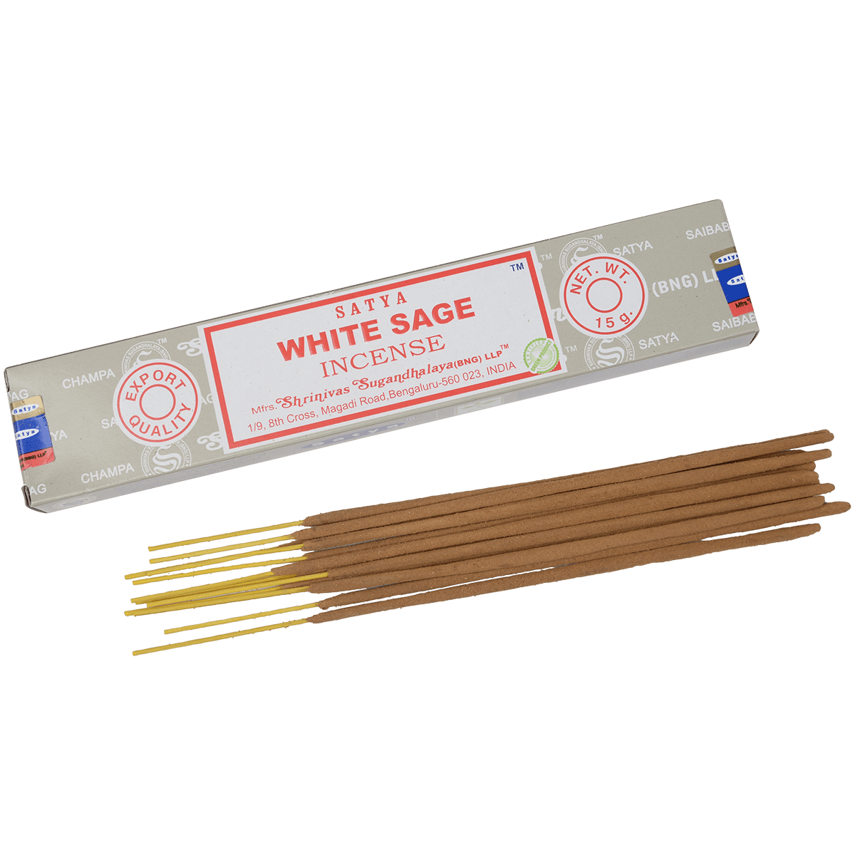 Incense Satya White Sage 15 G 12 Ct. Box