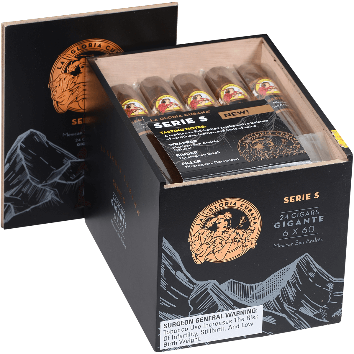 La Gloria Cubana Serie S Robusto Gigante 24 Ct 6X60 Bx