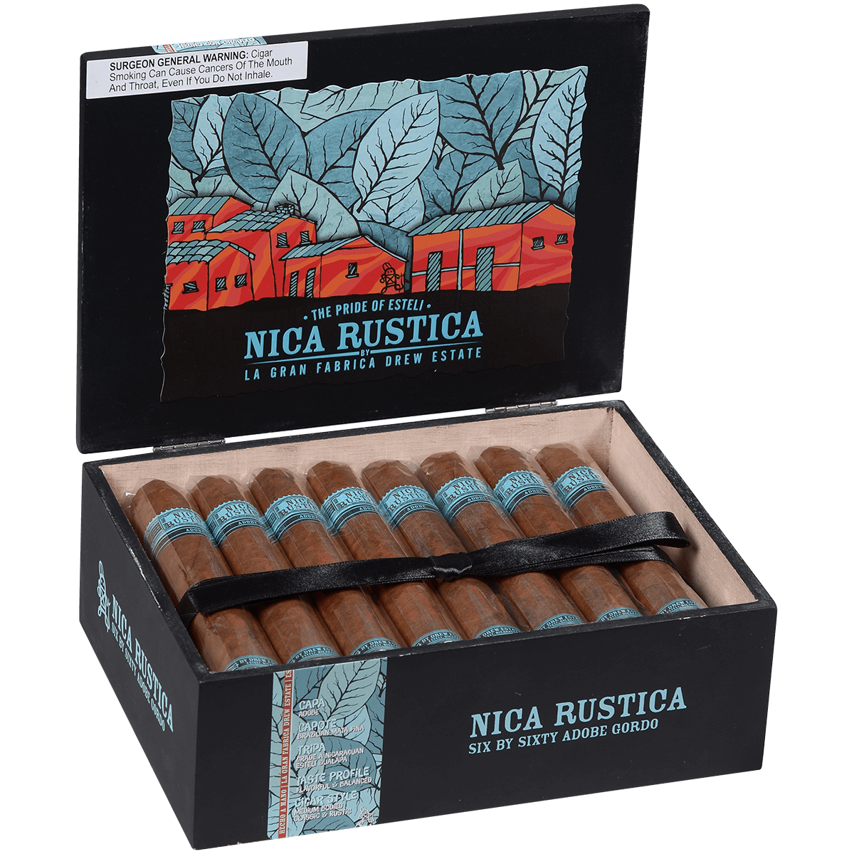 Nica Rustica Adobe Gordo 25 Ct. 6X60 Bx