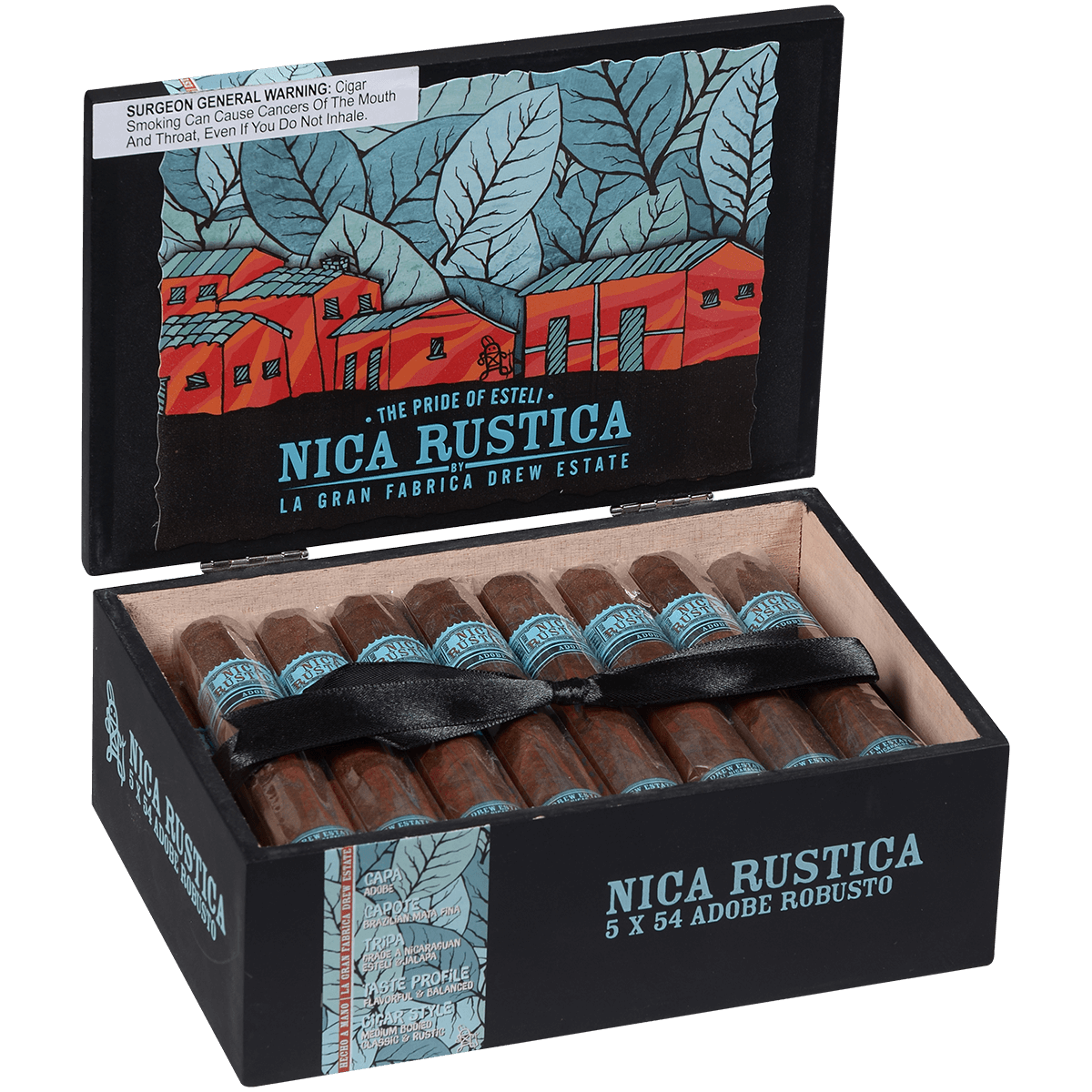 Nica Rustica Adobe Robusto 25 Ct. 5X54 Bx