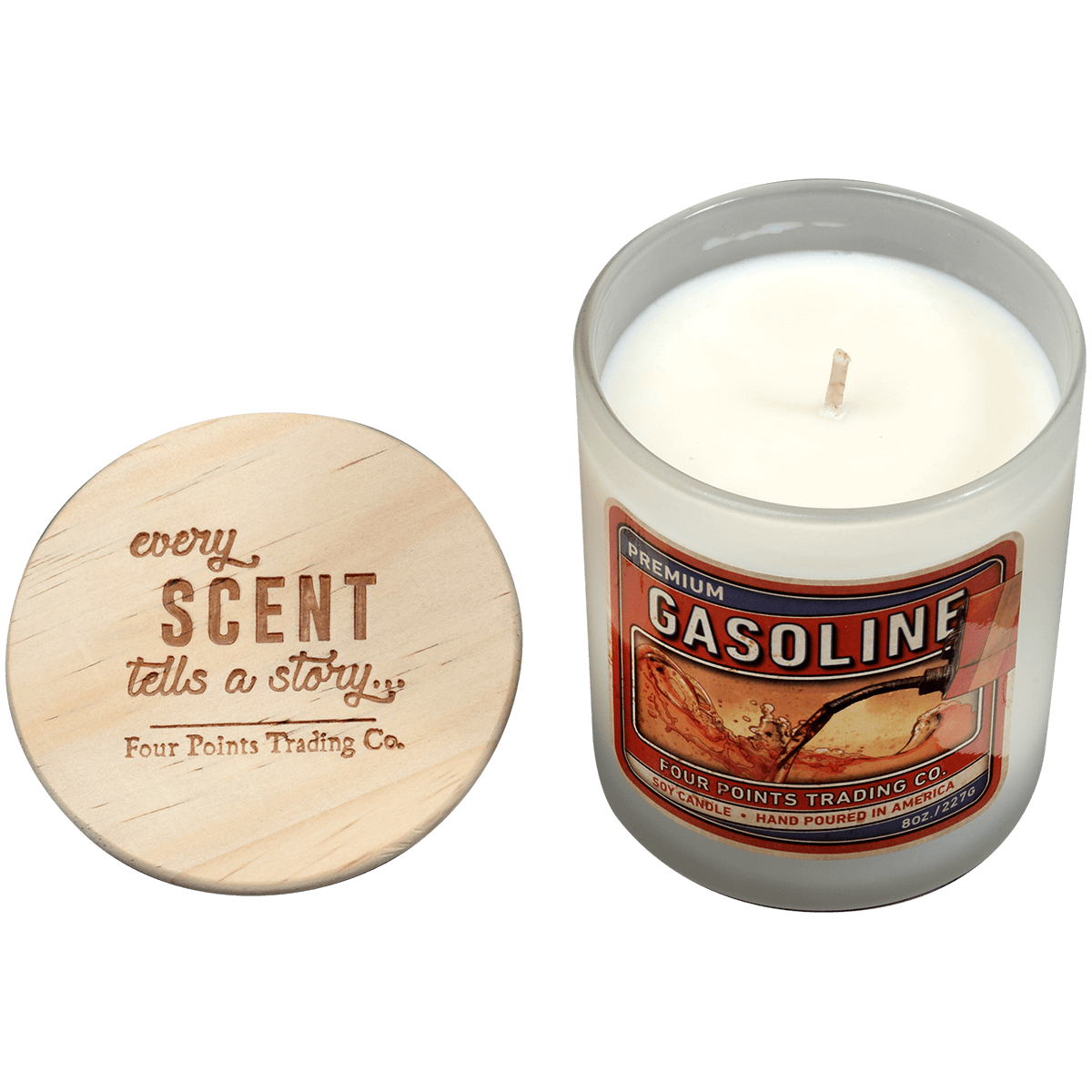 Gasoline 8 Oz Soy Candle