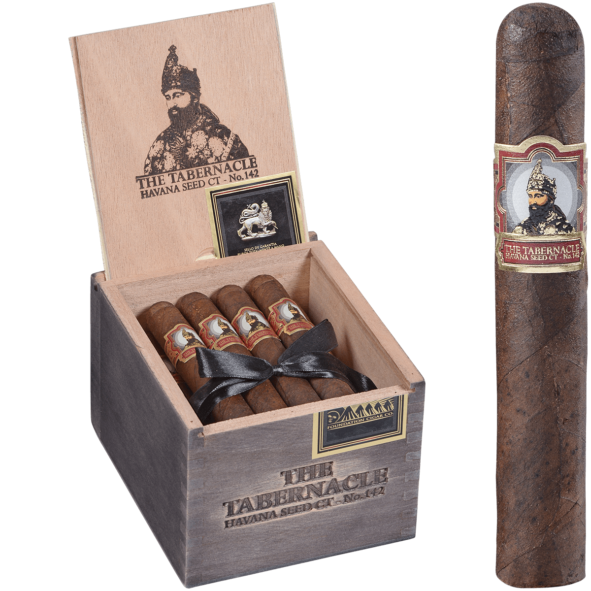 Foundation The Tabernacle Havana Seed Ct No. 142 Robusto 24 Ct. 5X50