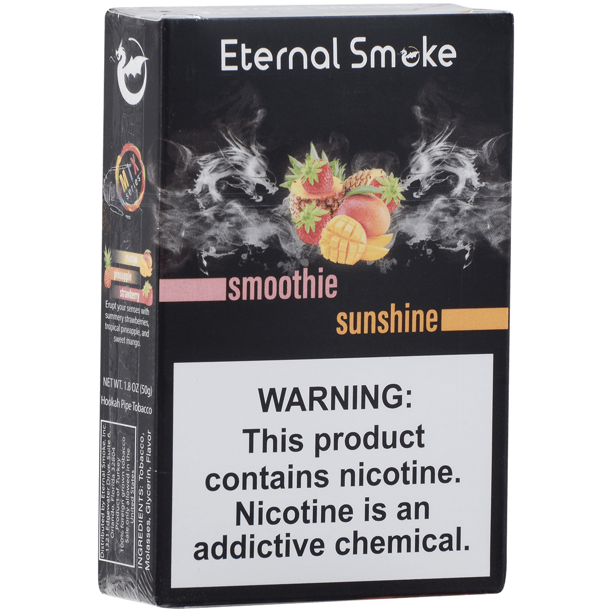 Eternal Smoke Hookah Tobacco Smoothie Sunshine10-50 Carton 12 To A Case