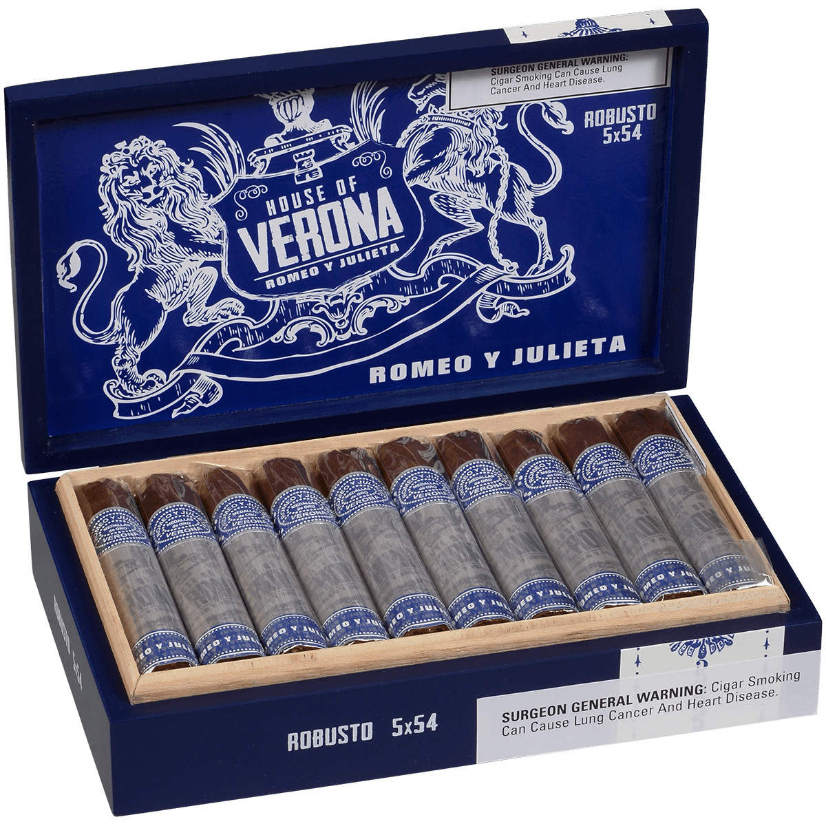 Romeo Y Julieta House Of Verona Robusto 20 Ct. Box 5.00X54