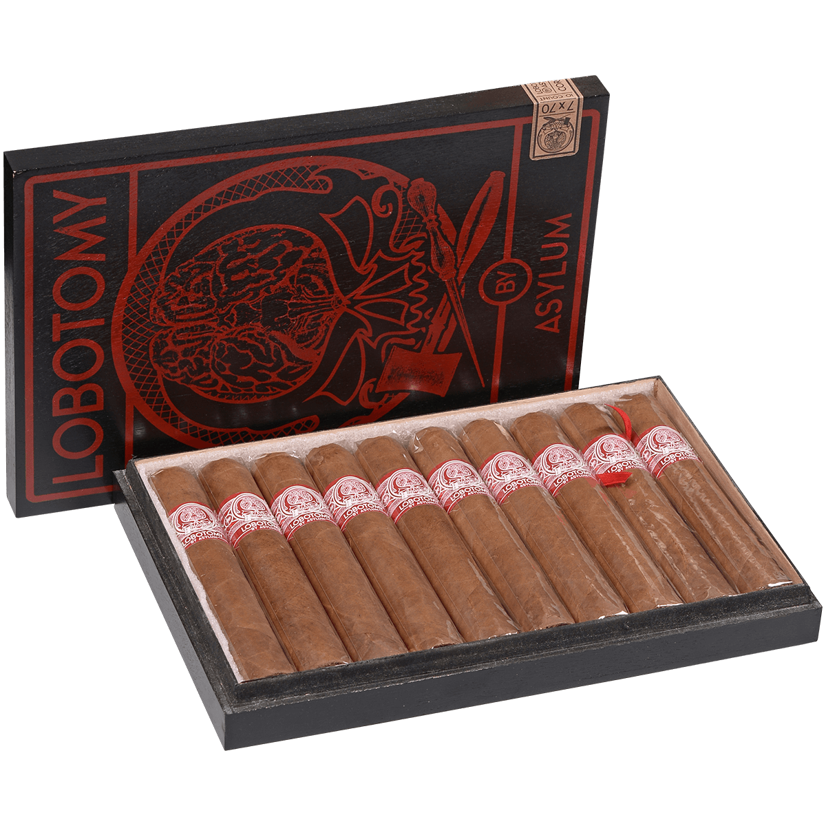 Asylum Lobotomy By Cle Corojo Double Toro 10 Ct. Box 6.00X60