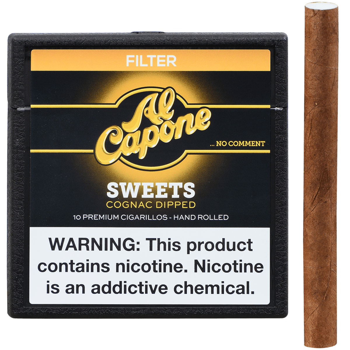 Al Capone Sweets Cognac Filter 10/10 Packs 3.50X28