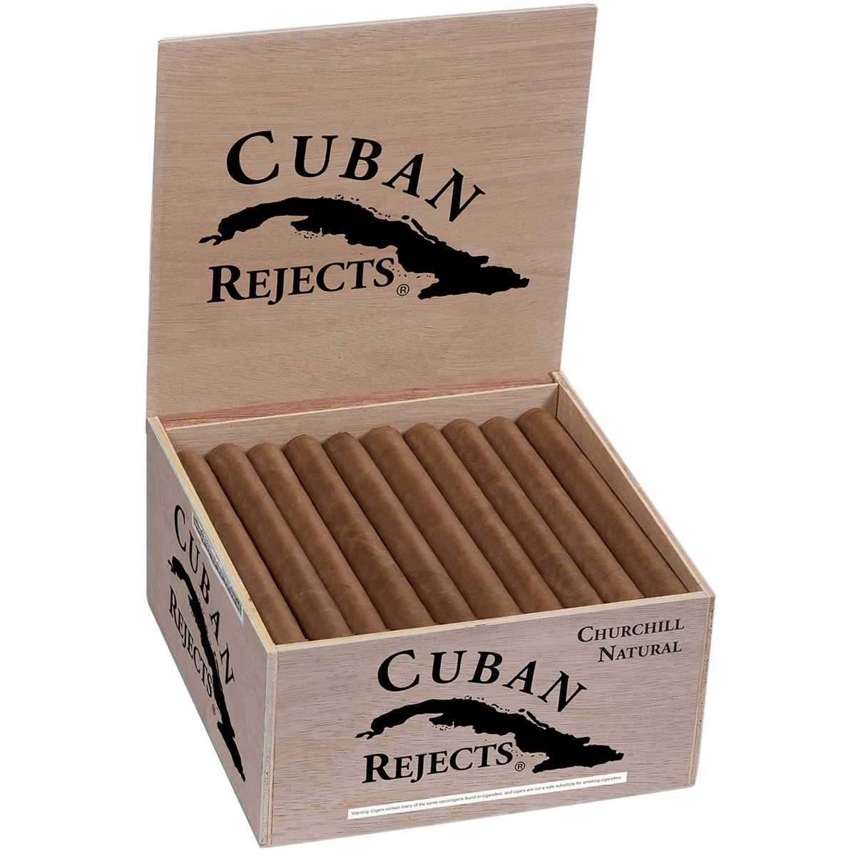 Cuban Rejects Churchill Natural 50 Ct. Box 7.00X48