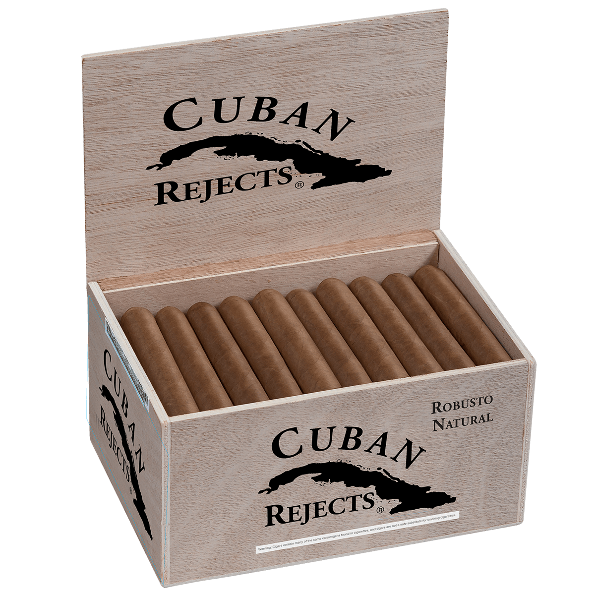 Cuban Rejects Robusto Natural 50 Ct. Box 5.00X50