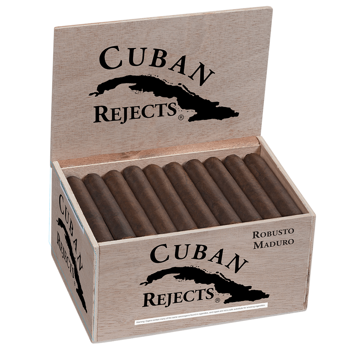 Cuban Rejects Robusto Maduro 50 Ct. Box 5.00X50