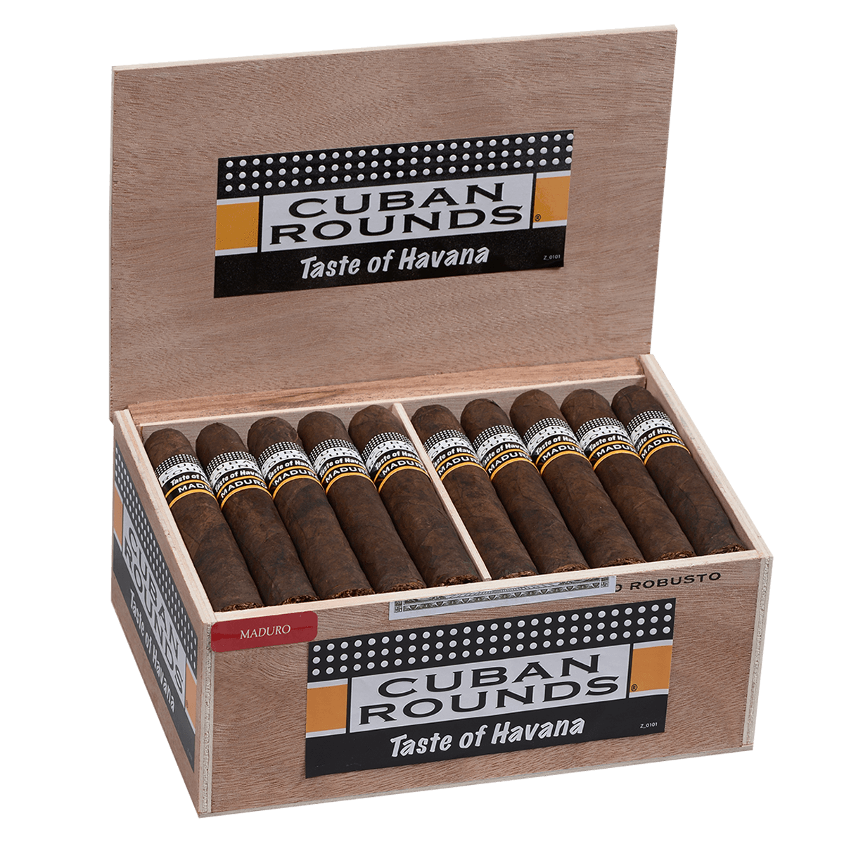 Cuban Rounds Robusto Maduro 40 Ct. Box 5.00X50