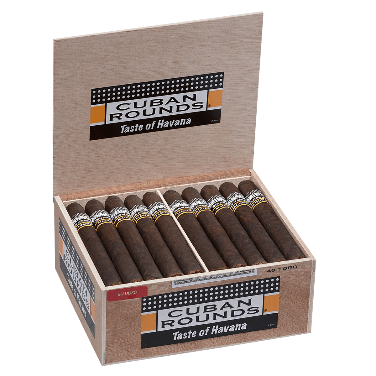 Cuban Rounds Toro Maduro 40 Ct. Box 6.00X50