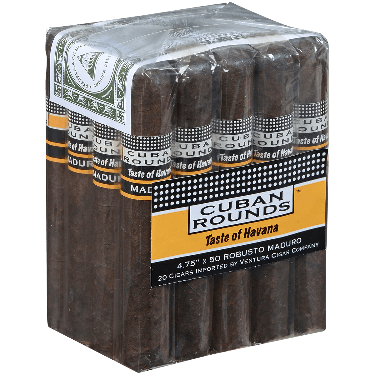 Cuban Rounds Robusto Maduro 20 Ct. Bundle 5.00X50
