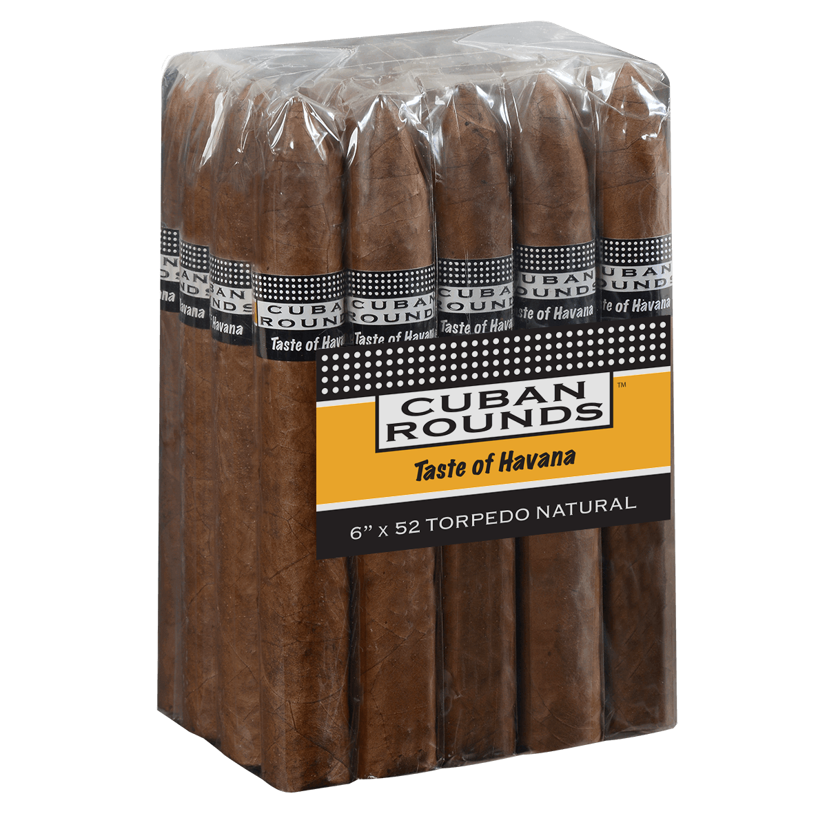 Cuban Rounds Torpedo Natural 20 Ct. Bundle 6.00X52
