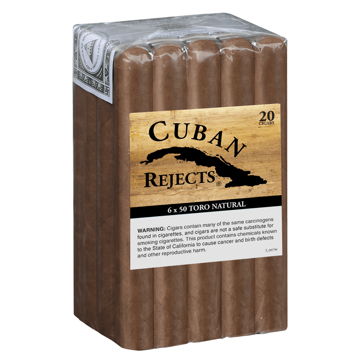 Cuban Rejects Toro Natural 20 Ct. Bundle 6.00X50