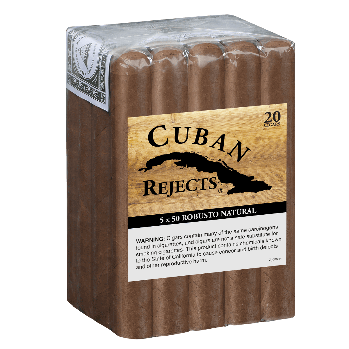 Cuban Rejects Robusto Natural 20 Ct. Bundle 5.00X50