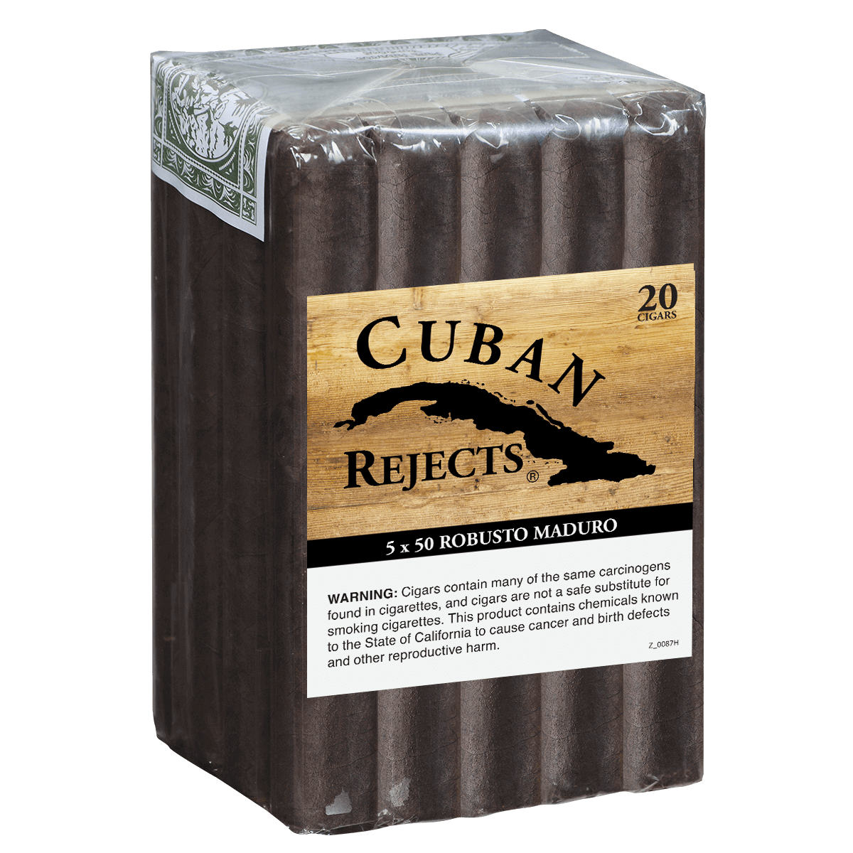Cuban Rejects Robusto Maduro 20 Ct. Bundle 5.00X50