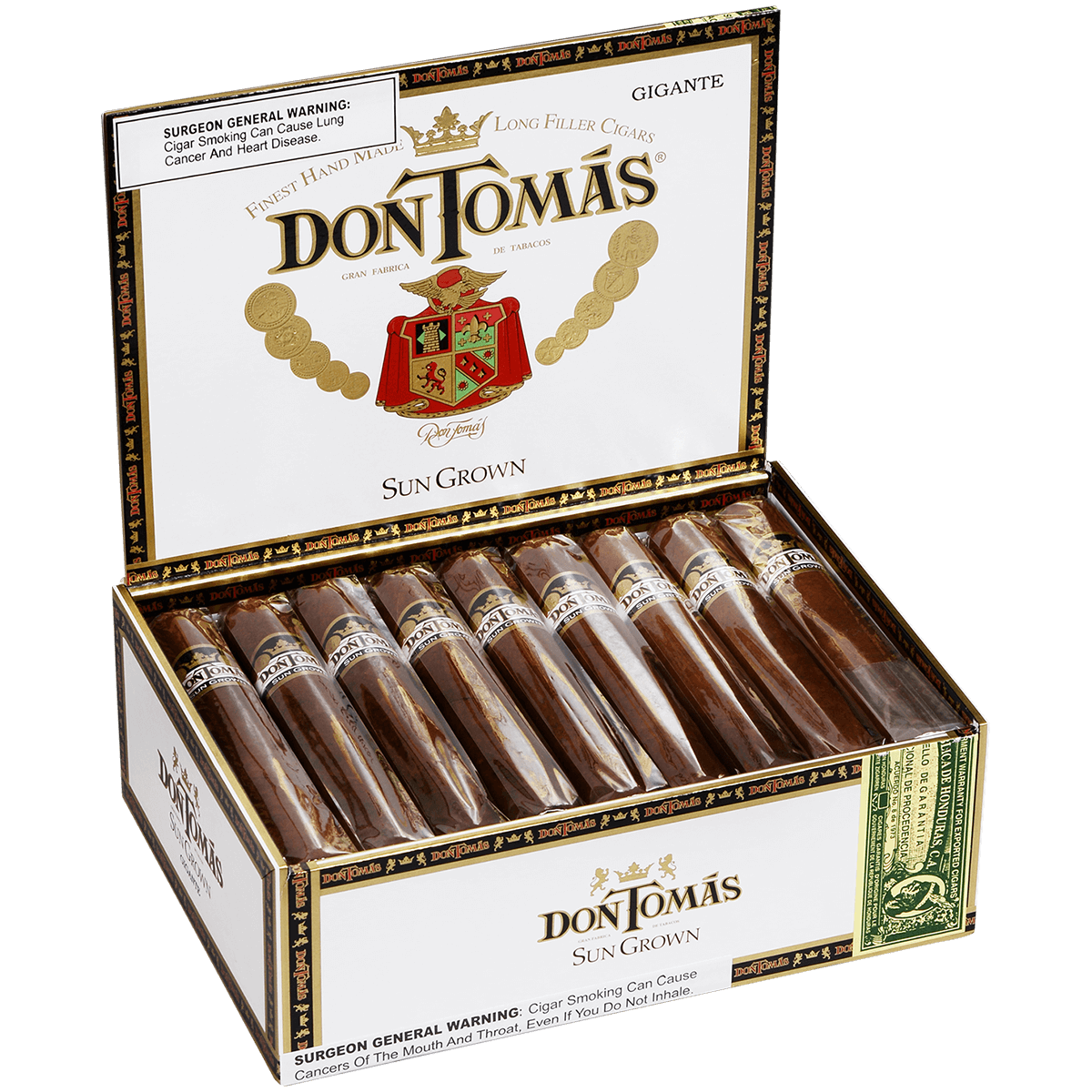 Don Tomas Sun Grown Gigante 25 Ct. Box 6.00X60