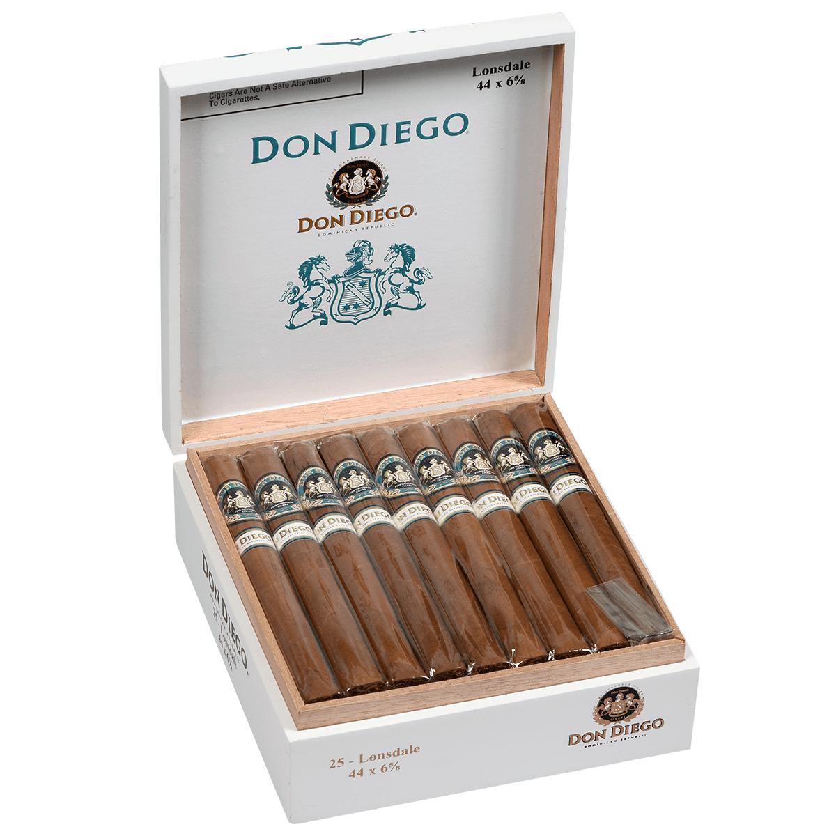 Don Diego Lonsdale Ems 25 Ct. Box 6.63X44