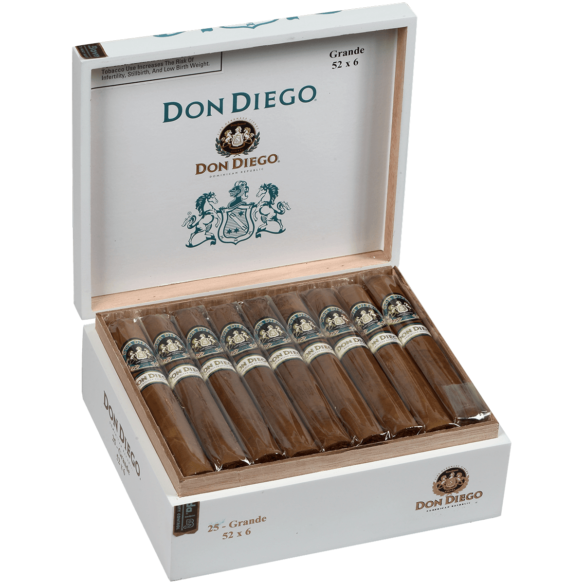 Don Diego Grande 25 Ct. Box 6.00X52