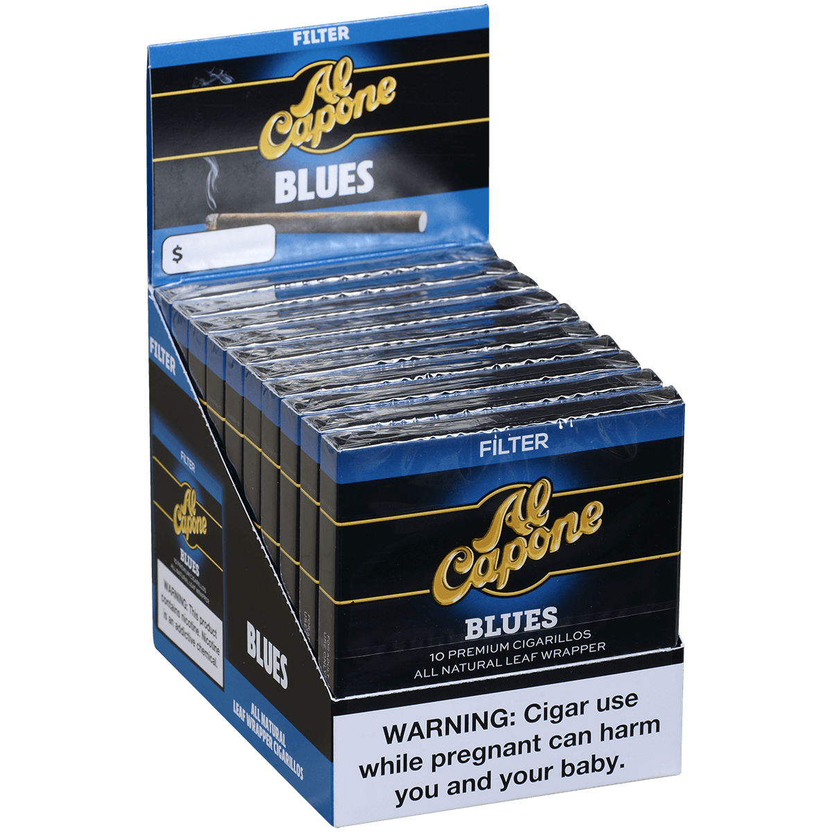 Al Capone All Natural Blues Filter 10/10 Packs 3.50X28