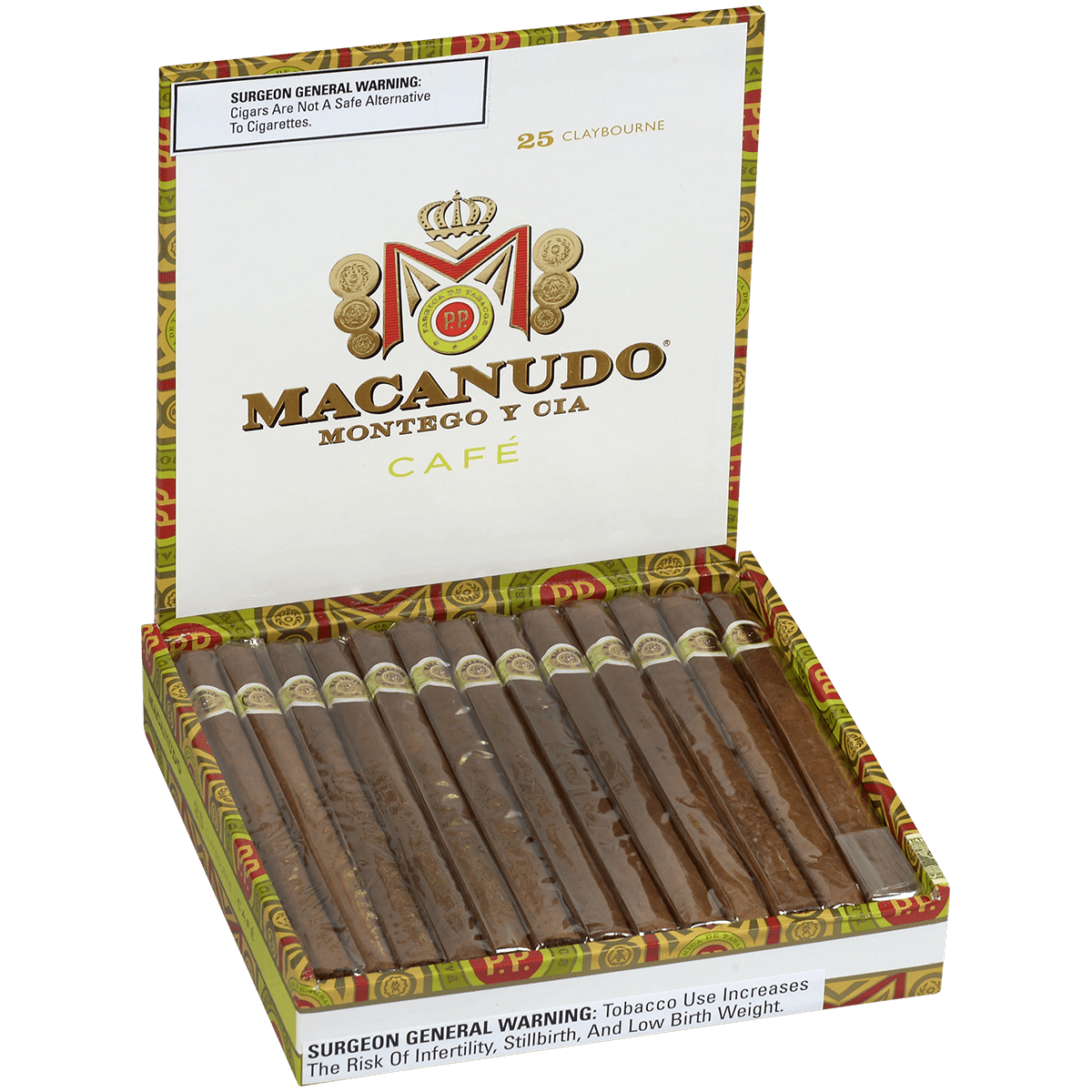 Macanudo Cafe Claybourne 25 Ct. Box 6.00X31