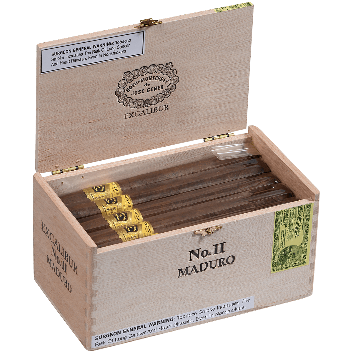 Hoyo Excalibur Maduro No. Ii 20 Ct. Box 6.75X47