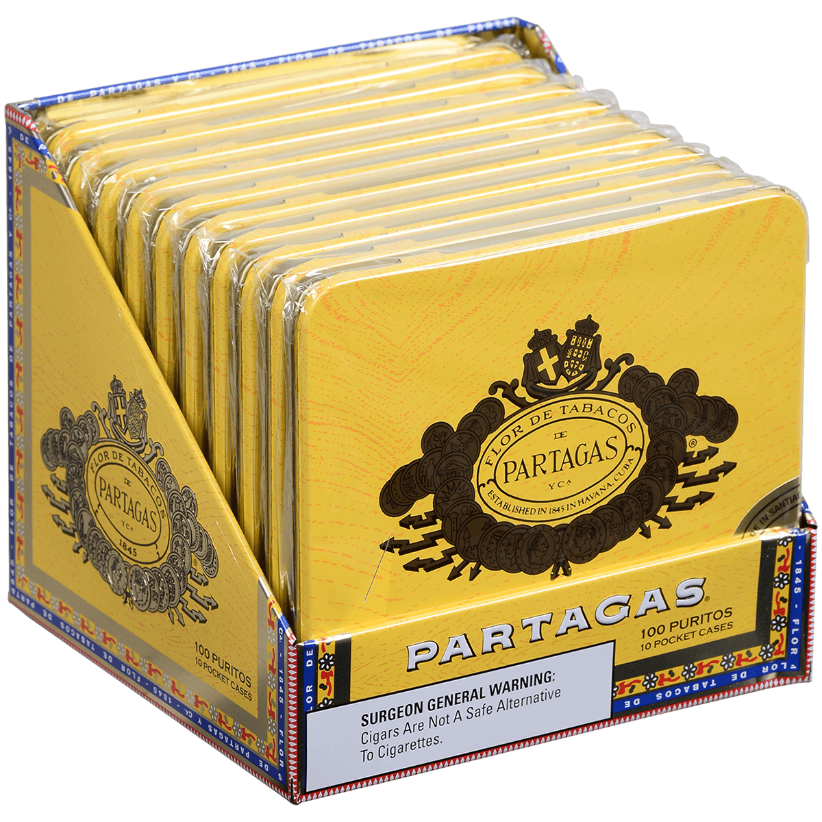 Partagas Puritos 10/10 Packs 4.19X32