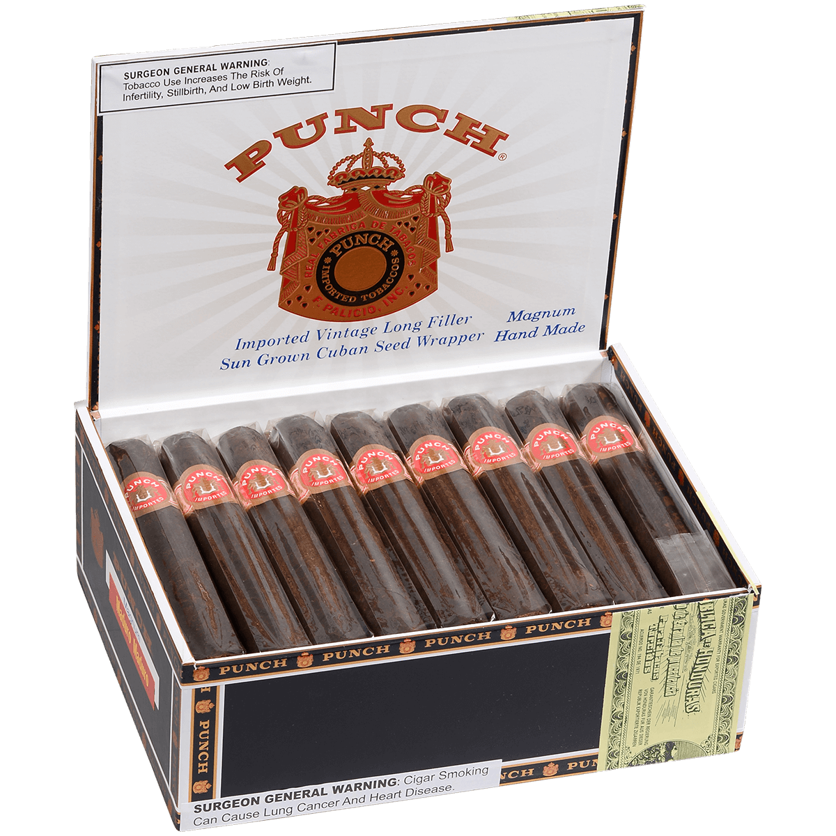 Punch Magnum Maduro/Maduro 25 Ct. Box 5.25X54