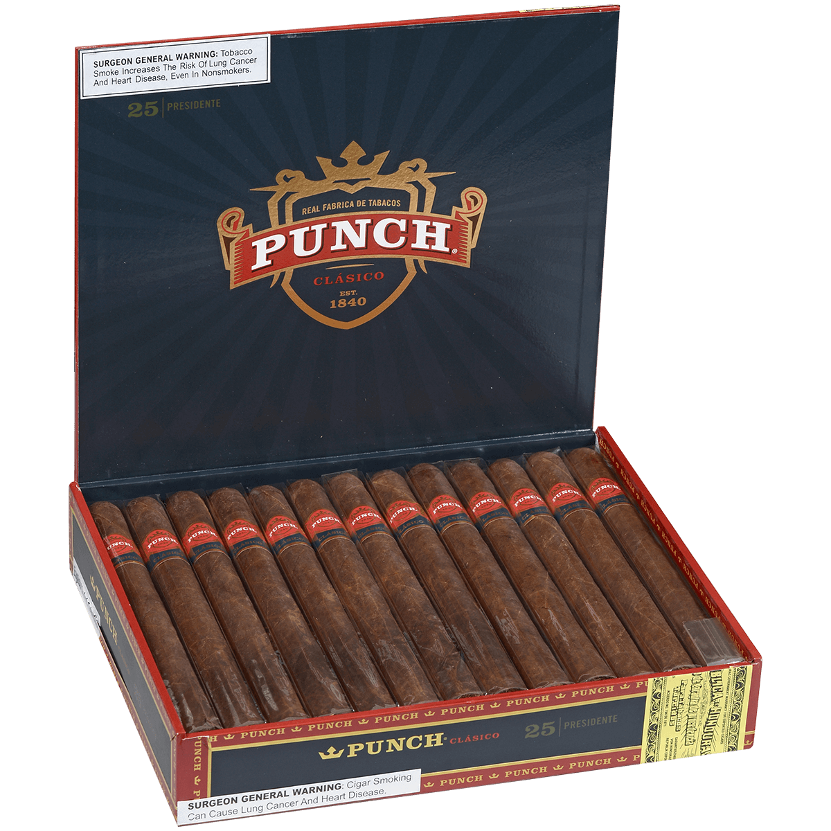 Punch Presidentes Ems 25 Ct. 8.50X52