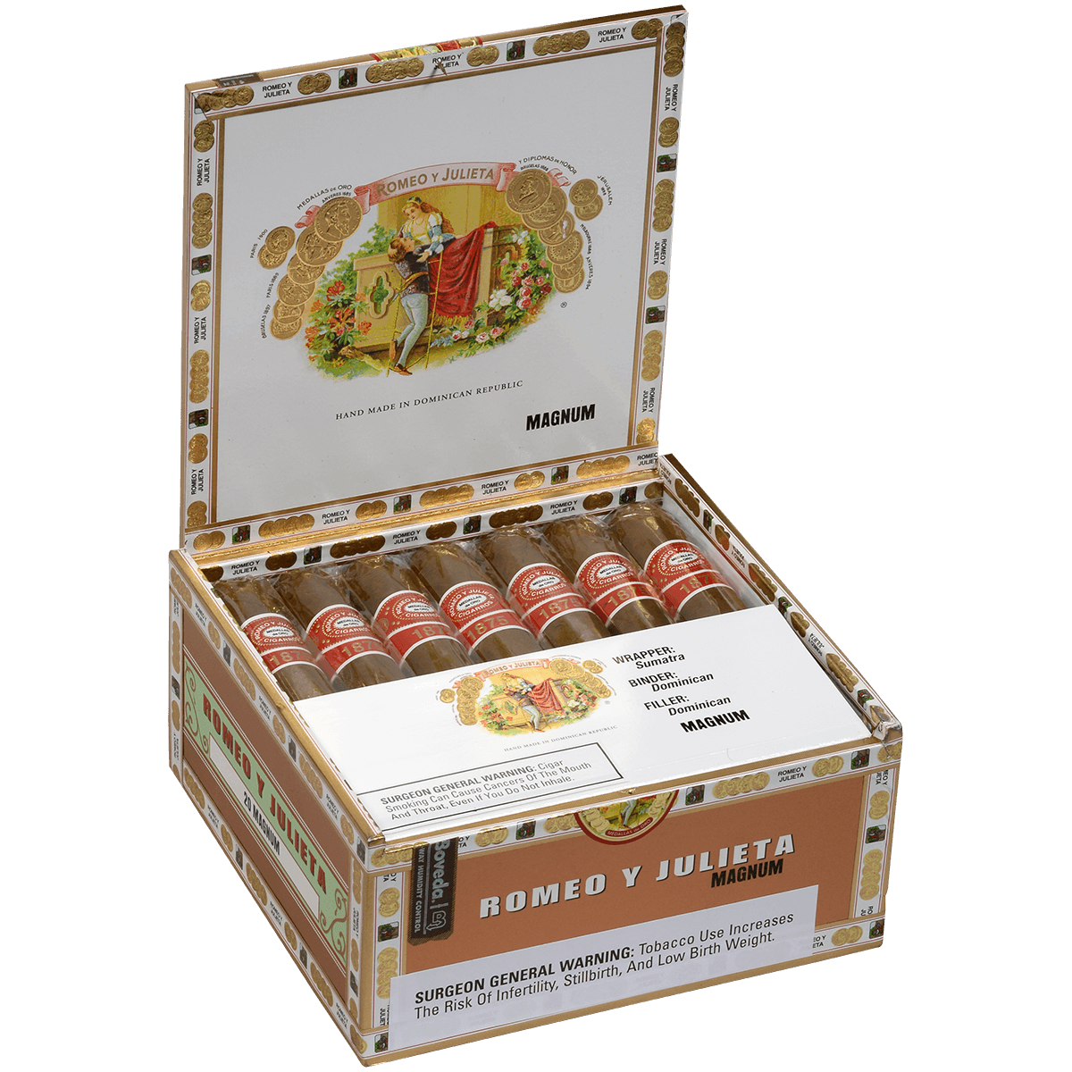 Romeo Y Julieta 1875 Magnum 20 Ct. Box 6.00X60