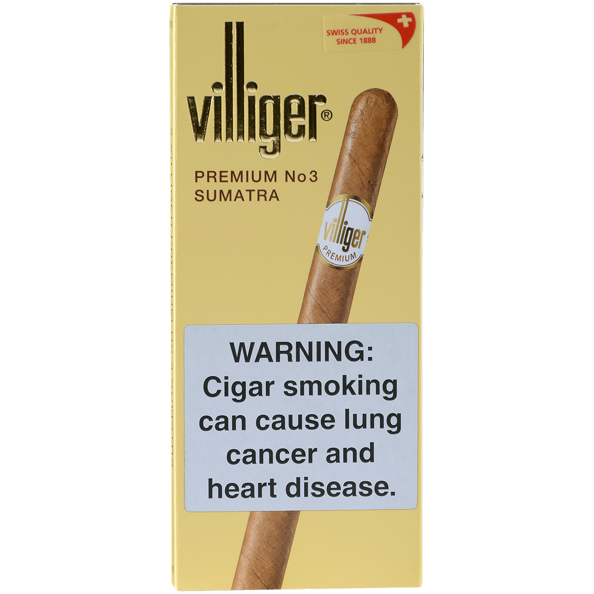 Villiger Premium No. 3 Sumatra 5/5 Packs 6.25X33