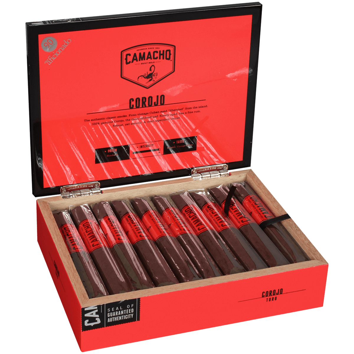 Camacho Corojo Natural Toro 20 Ct. Box 6.00X50