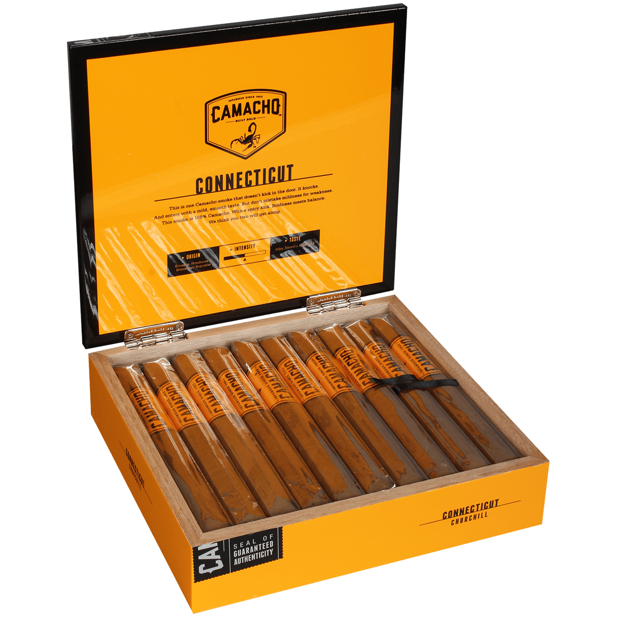 Camacho Connecticut Churchill 20 Ct. Box 7.00X48