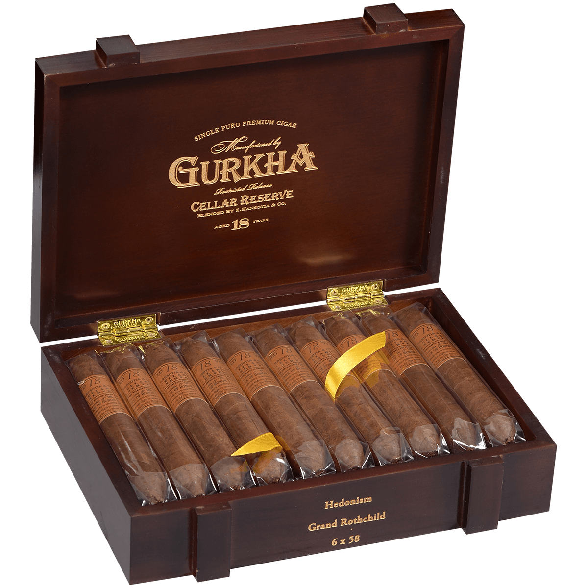 Gurkha Cellar Reserve Edicion Especial 18 Yr Hendonism 20 Ct. Box 6.00X58