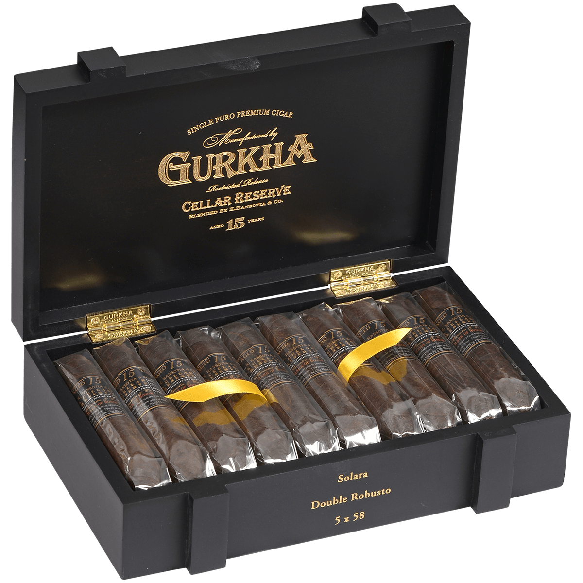 Gurkha Cellar Reserve Limitada 15 Yr Maduro Solara-Dbl Robusto 20 Ct. Box 5.00X58