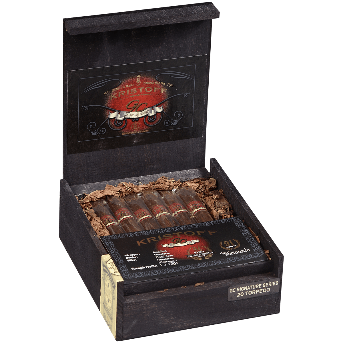Kristoff Gc Signature Series Torpedo 20 Ct. Box 6.50X56