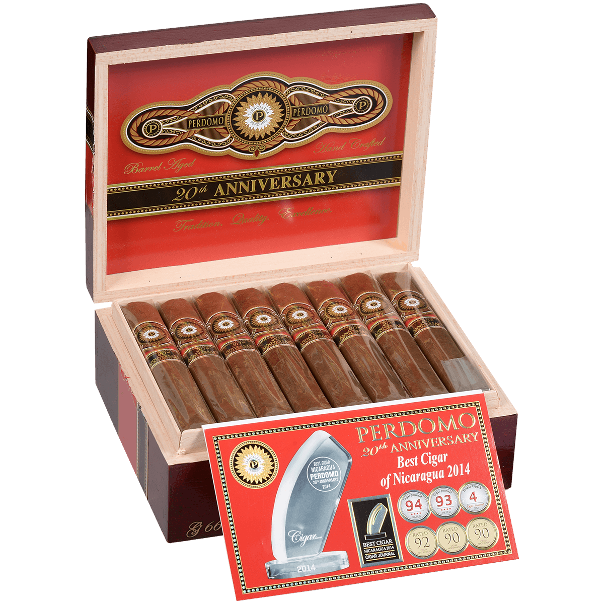 Perdomo 20Th Anniversary Sun Grown Gordo 24 Ct. Box 6.00X60