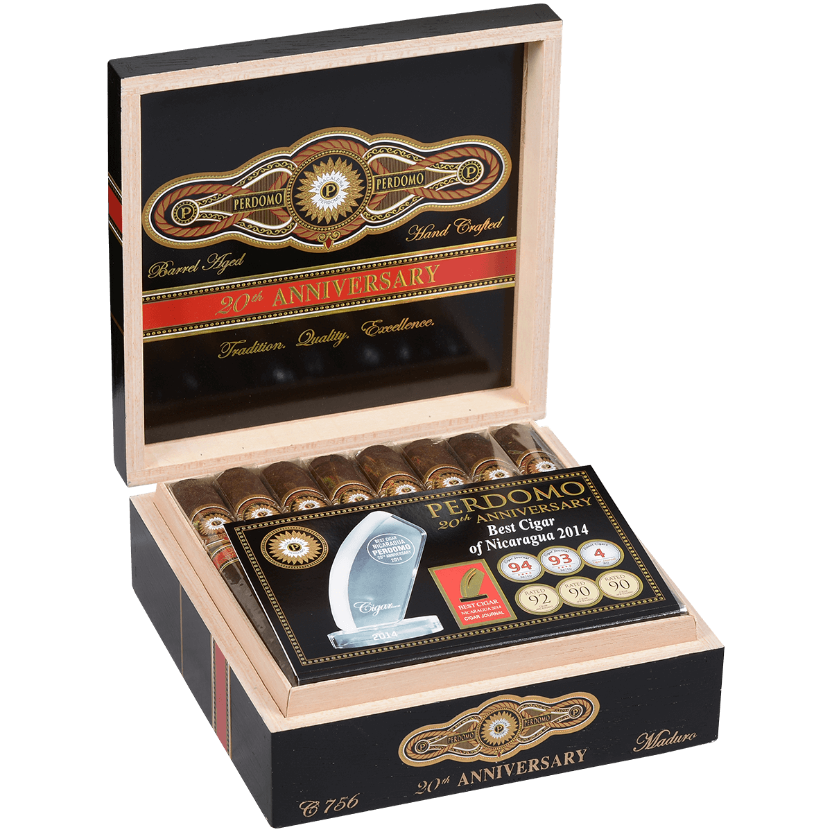 Perdomo 20Th Anniversary Maduro Churchill 24 Ct. Box 7.00X56